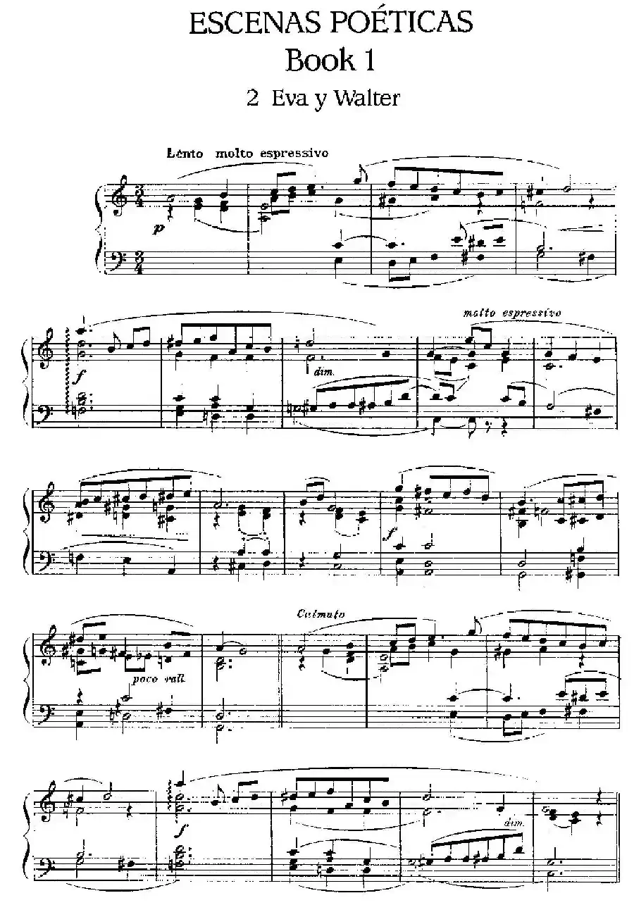 Escenas Poeticas（Book 1-2）