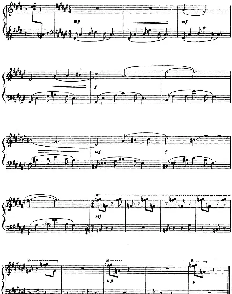 儿童钢琴曲八首（丁善德作品二十八号）