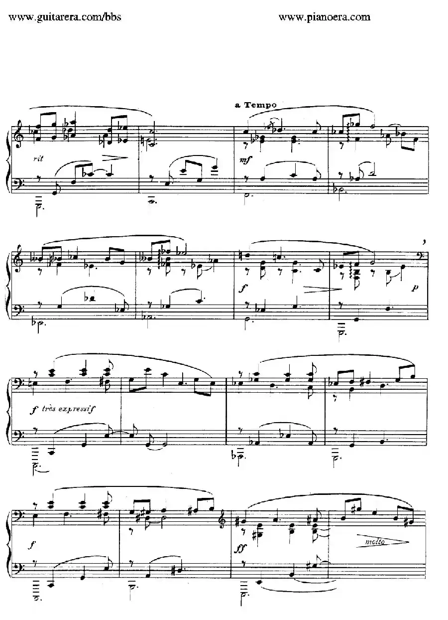 15 Improvisations（15首即兴曲·XIII）