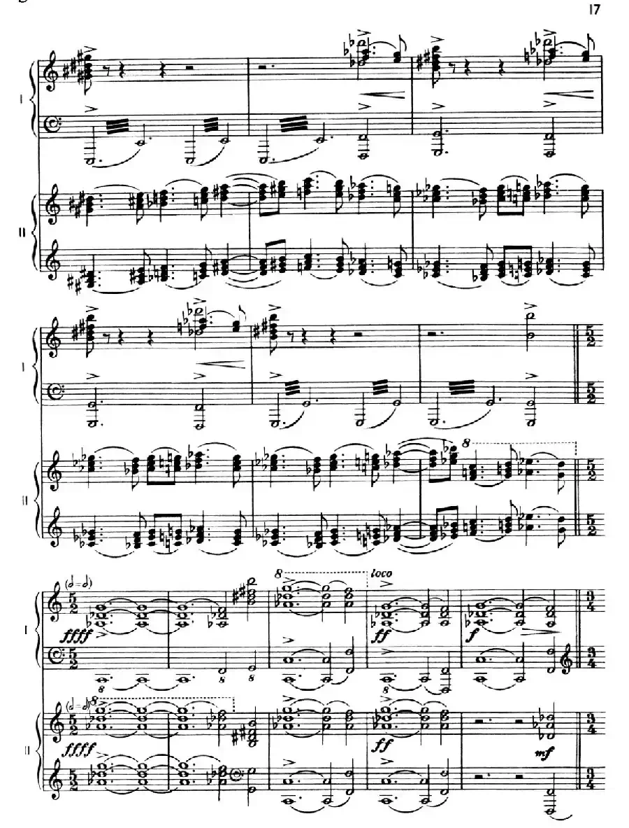 The Planets Op.32（双钢琴）（行星·第一乐章 火星—战争使者）