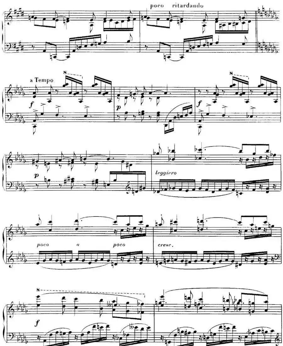 福雷13首船歌：Barcarolle No·8 in D-flat, Op·96