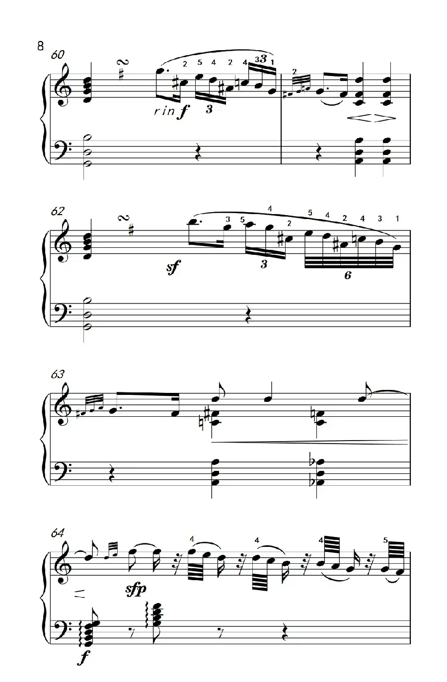 奏鸣曲 Opus 7 第二乐章(贝多芬奏鸣曲集 2)