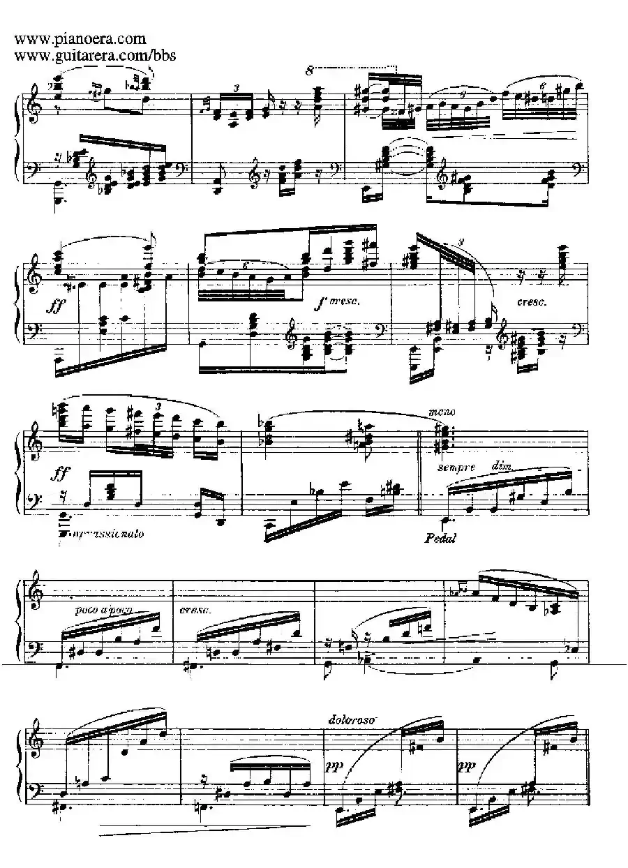Goyescas（戈雅之画）（6. 幽灵的小夜曲 Serenata Del Espectro）