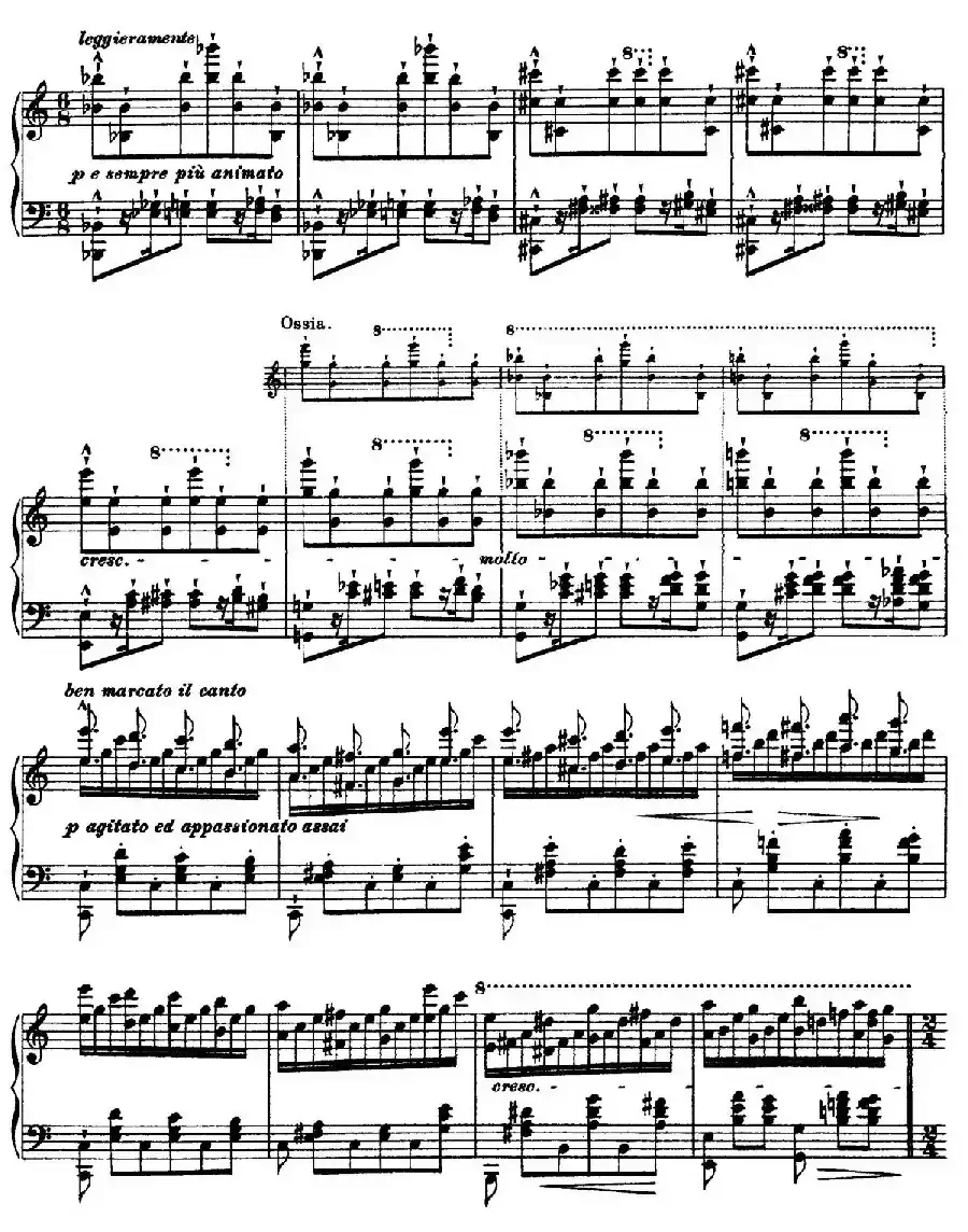 12 Etudes d'execution Transcendante S.139（12首超技练习曲·8）