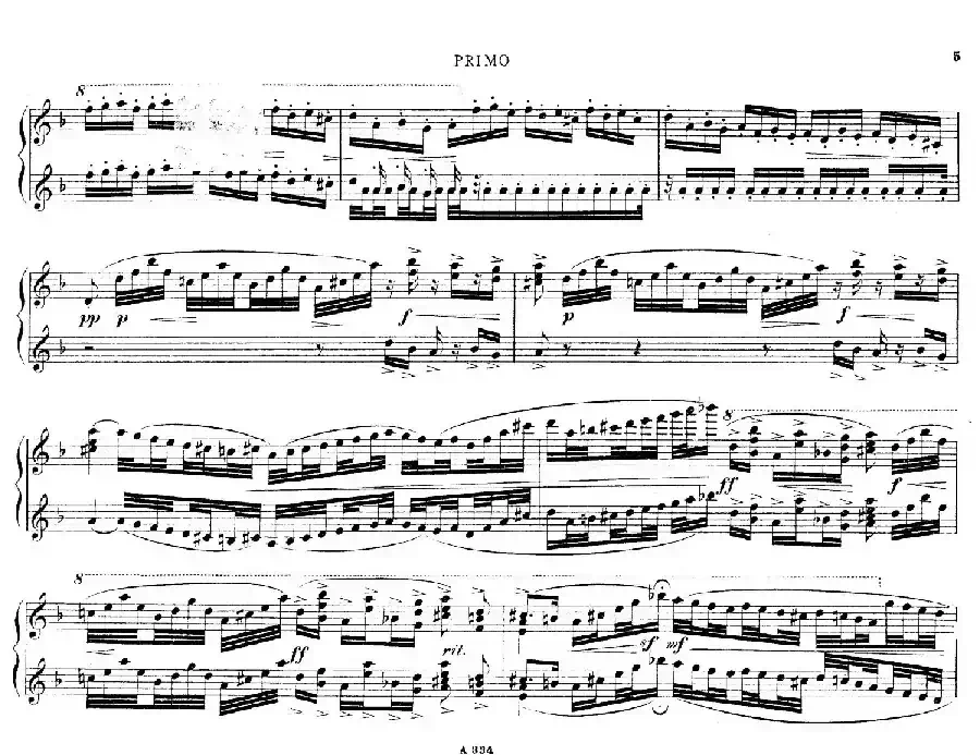 d小调托卡塔与赋格（BWV 565·雷格改编钢琴四手联弹版）