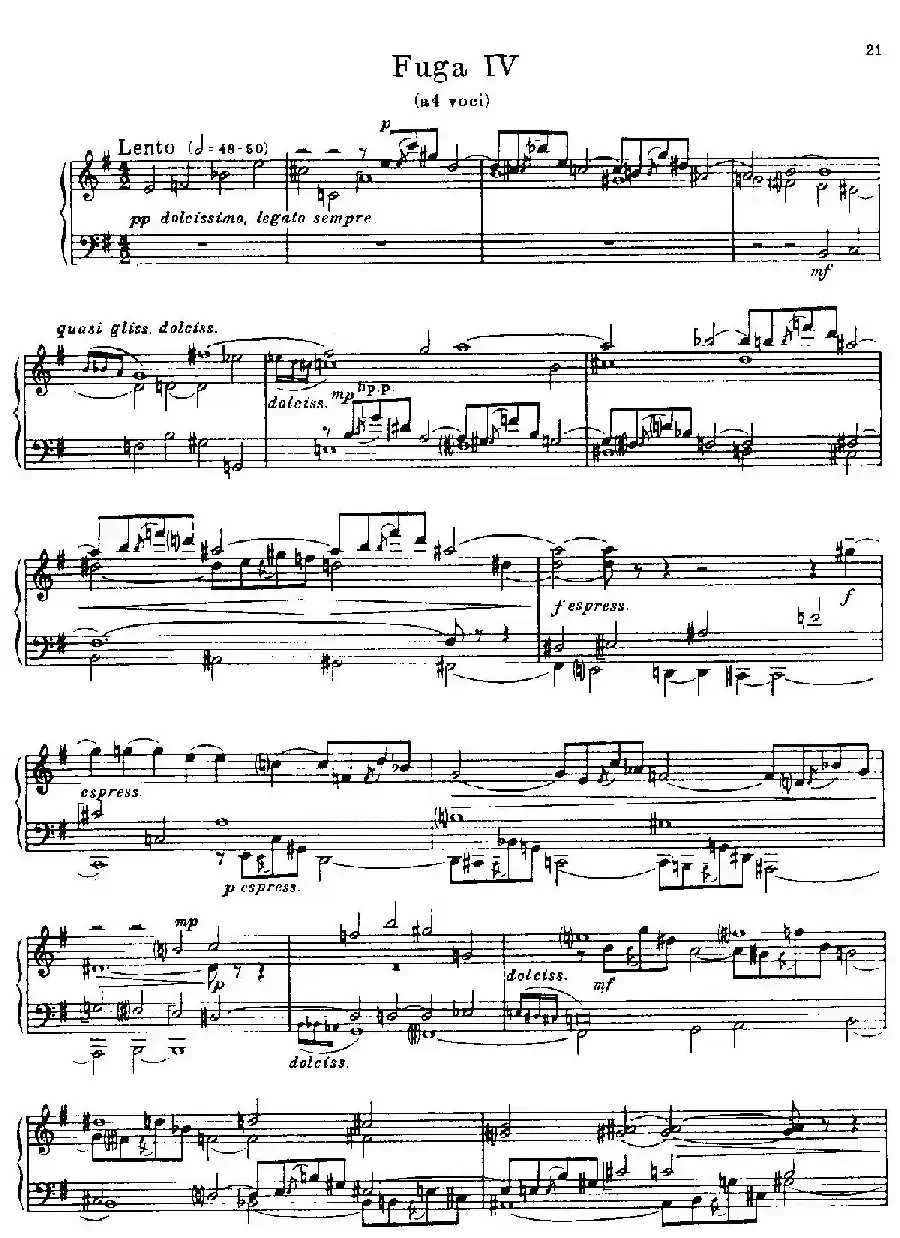 24 Preludes and Fugues Part.1 Op.45（24首前奏曲与赋格·第一部分·4）