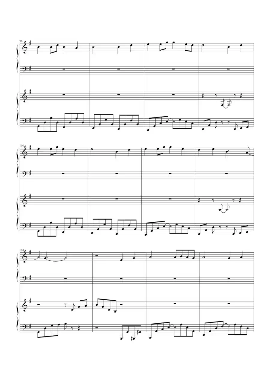 海浪（双钢琴）