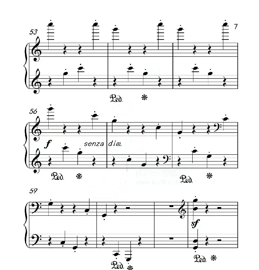 第五级 木偶游行(中国音乐学院钢琴考级作品1~6级)