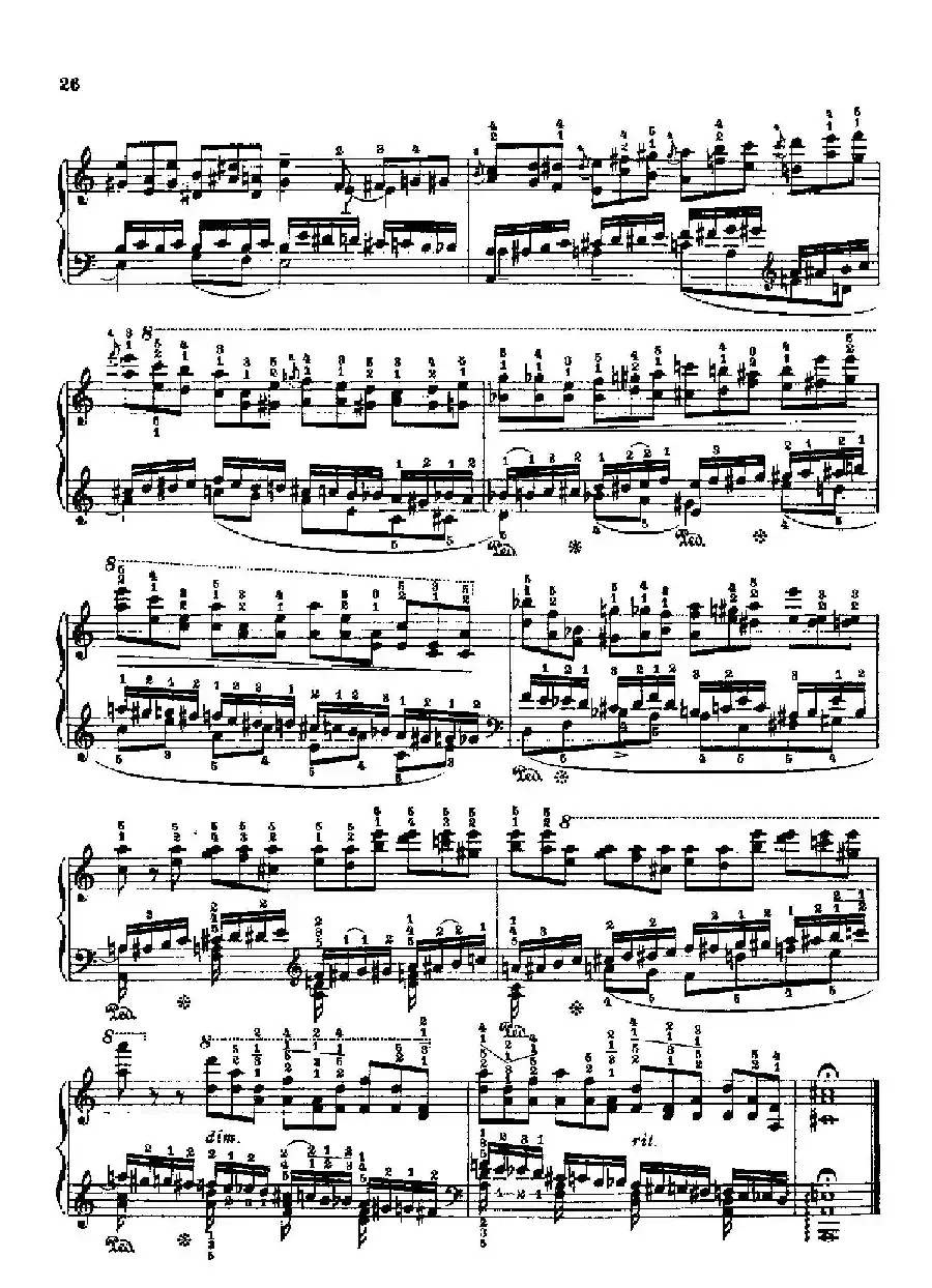 53首以肖邦练习曲为素材而作的练习曲（No.4）