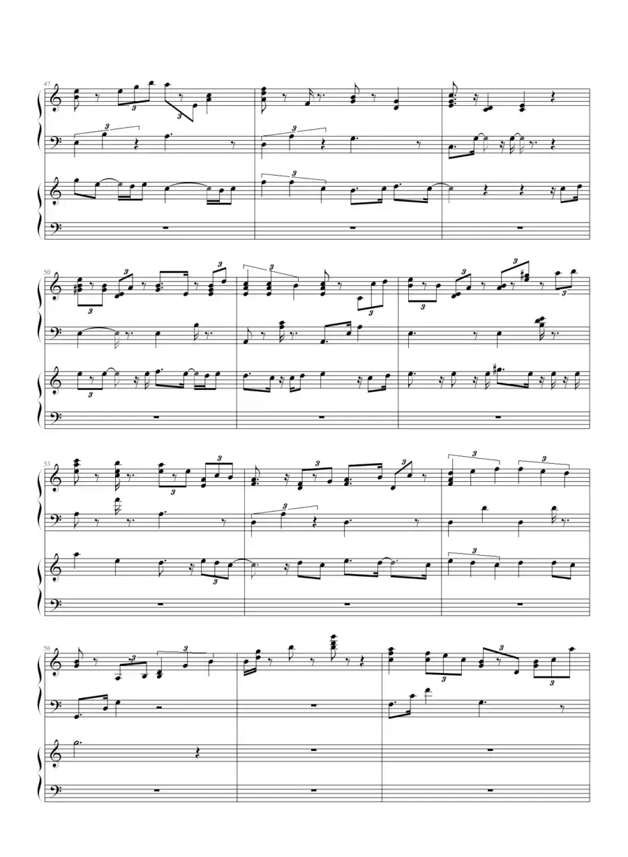 昨天（四手联弹）