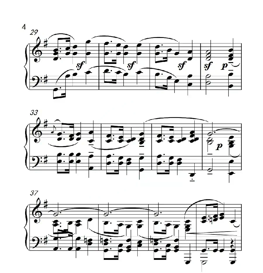 第四级 儿童短曲（中国音乐学院钢琴考级作品1~6级）