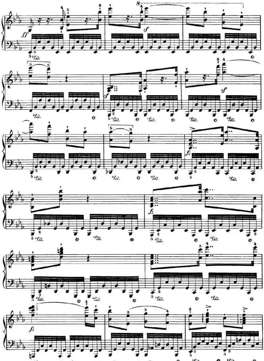 50首车尔尼Op.740钢琴手指灵巧技术练习曲（NO.15）