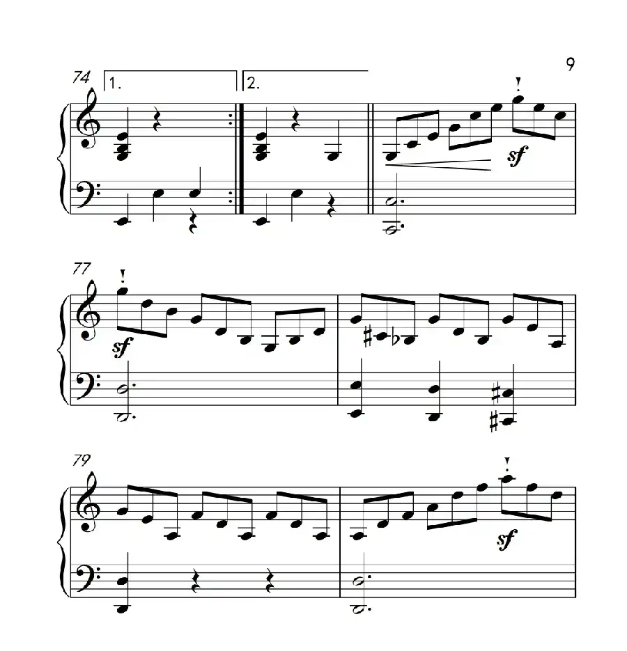 奏鸣曲 Opus 2 Nr.3 第三乐章(贝多芬奏鸣曲集 1)