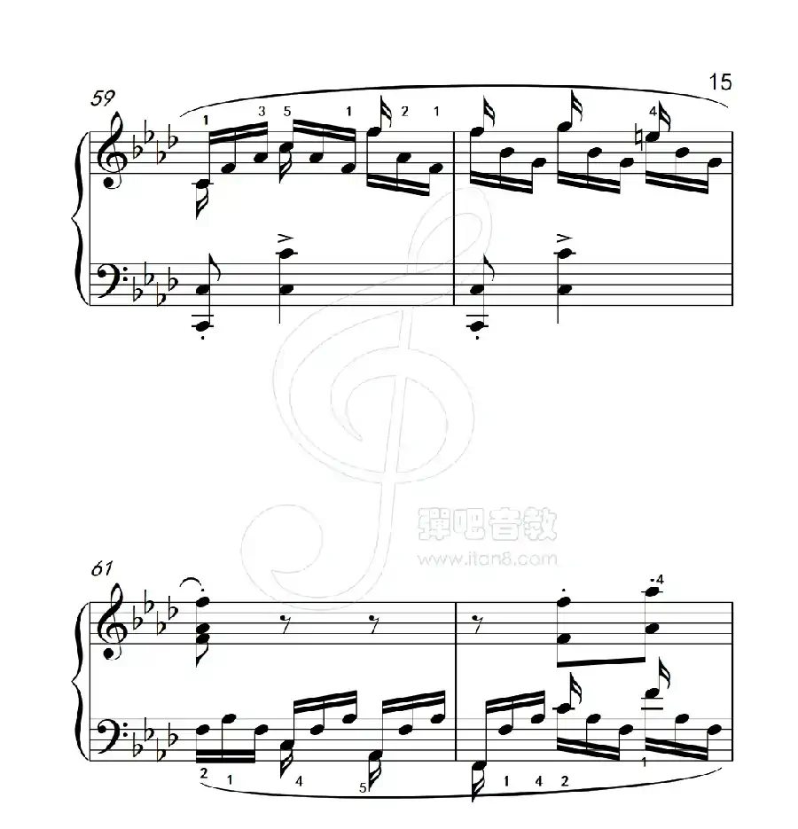 练习曲 57（克拉莫钢琴练习曲60首）