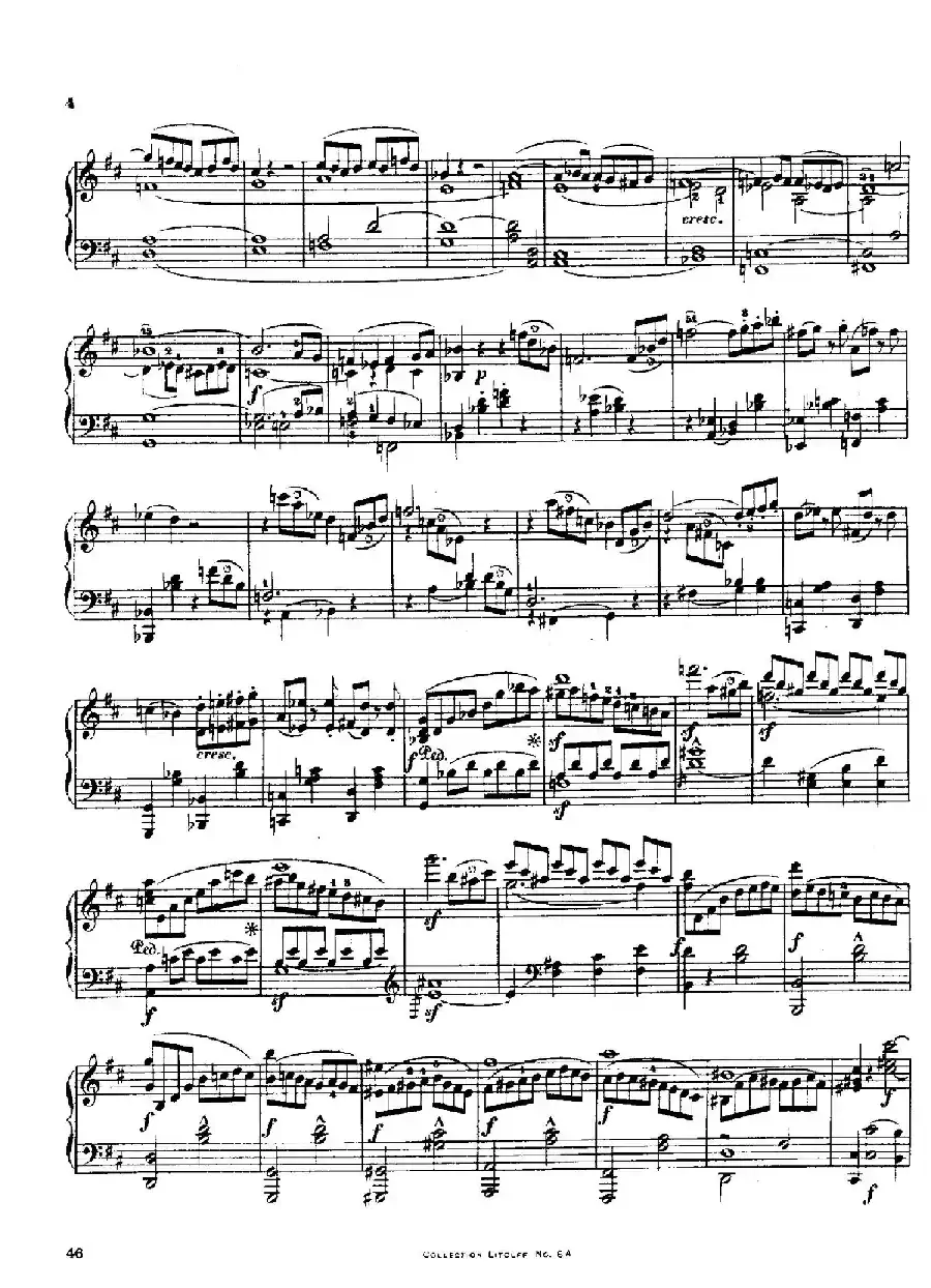 String Quartet No.3 in D Major Op.18-3（D大调第三弦乐四重奏·钢琴独奏版）