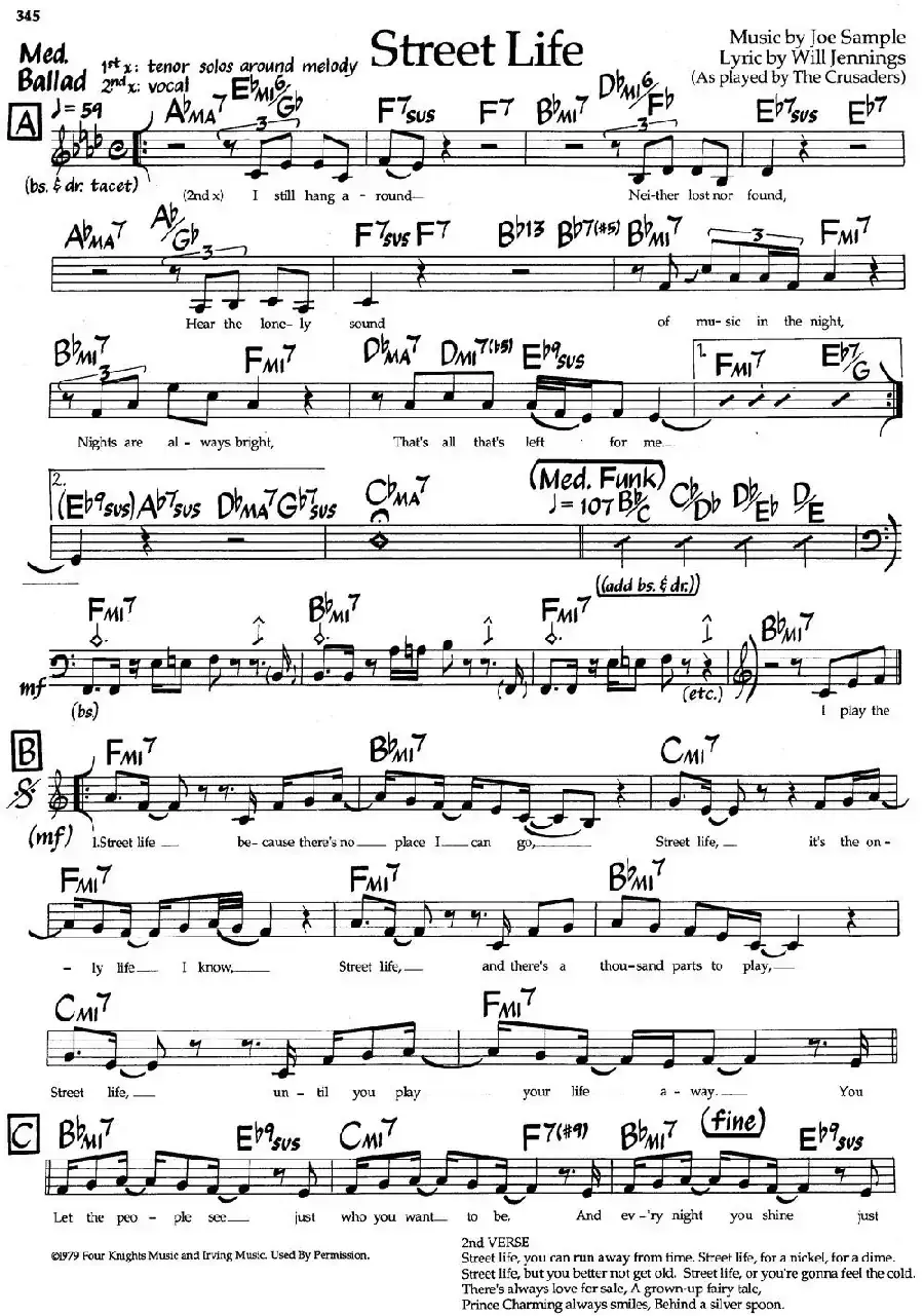 Street Life（爵士钢琴曲）