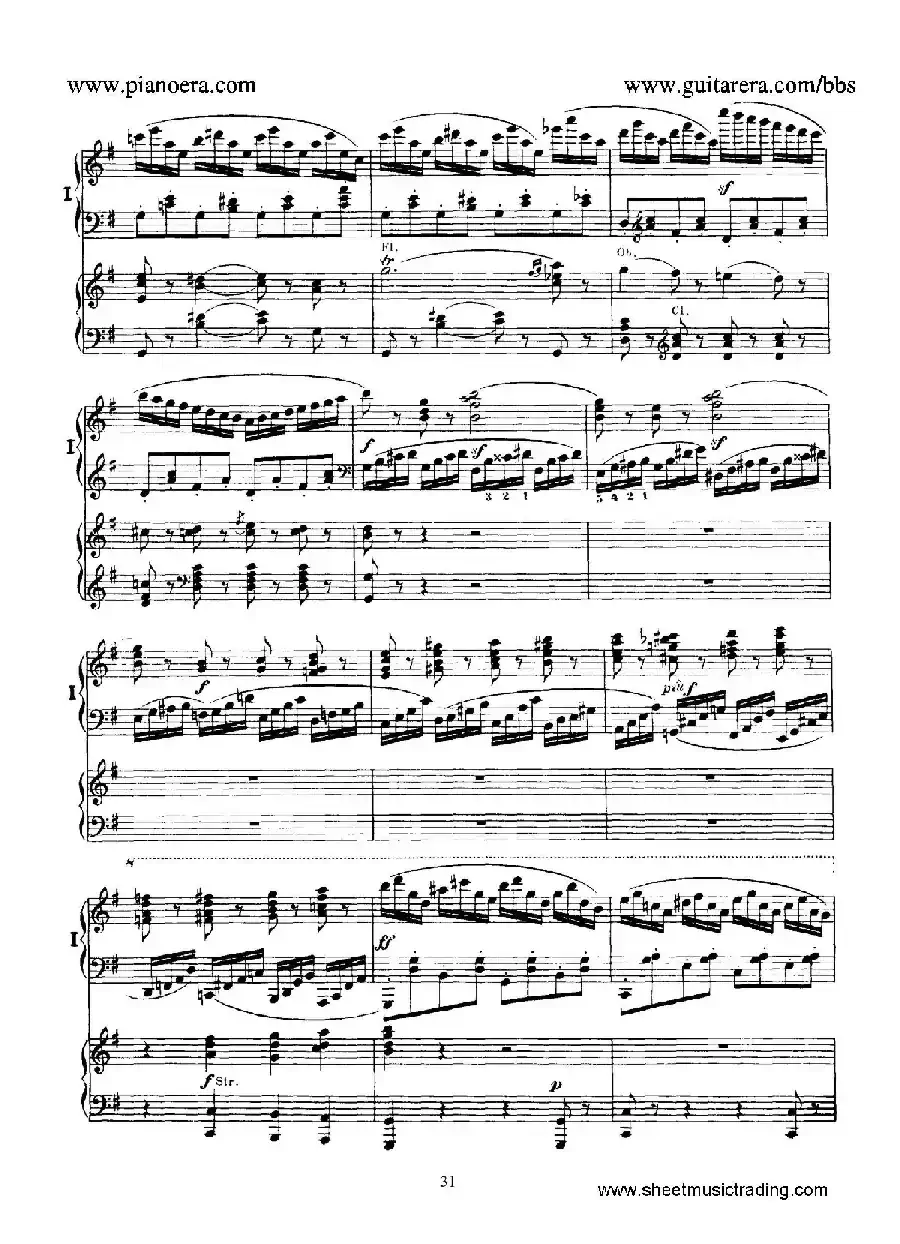 Piano Concerto No.1 in g Minor Op.25（g小调第一钢琴协奏曲·双钢琴）