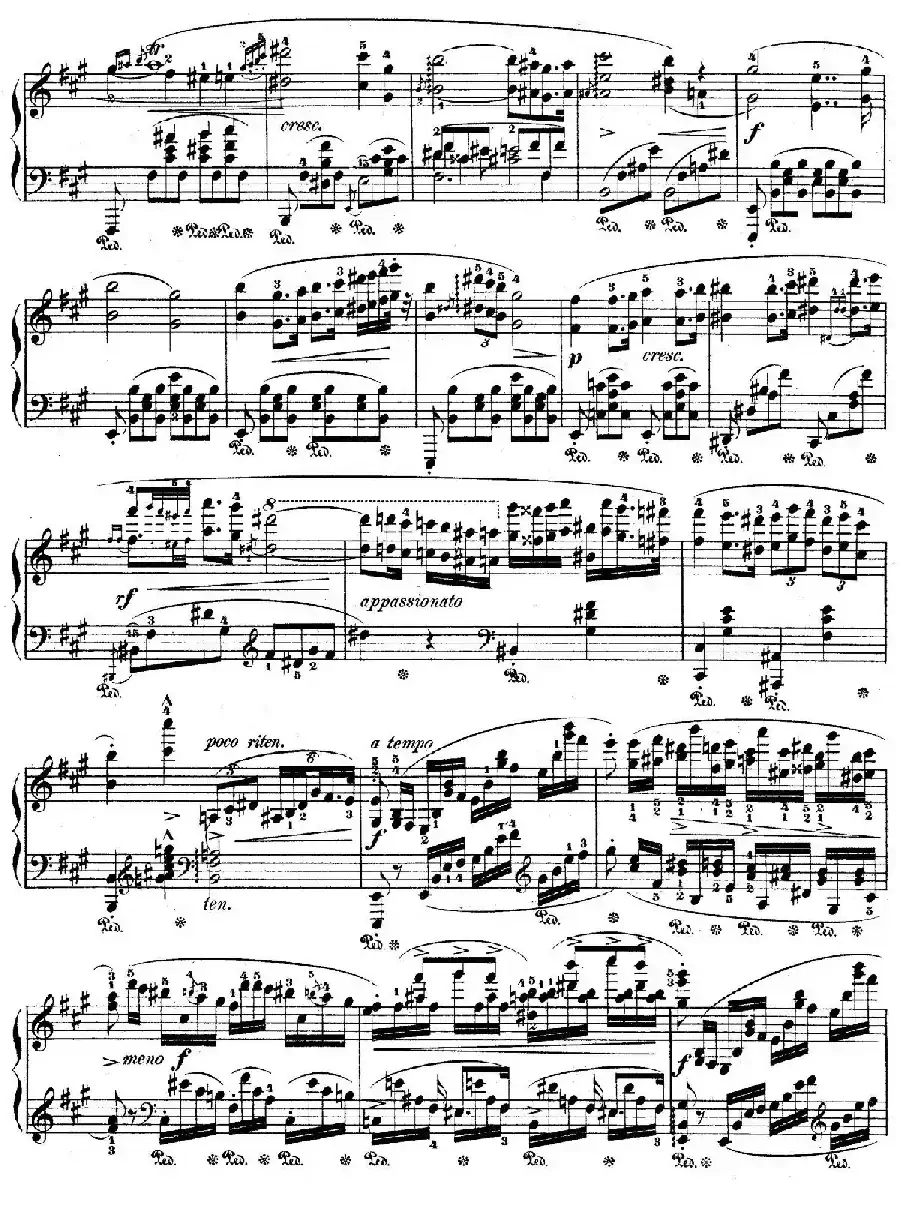 Allegro de Concerto Op.46（A大调音乐会快板）