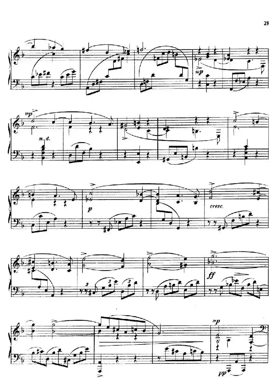 24 Characteristic Pieces Op.36（24首性格小品·6）