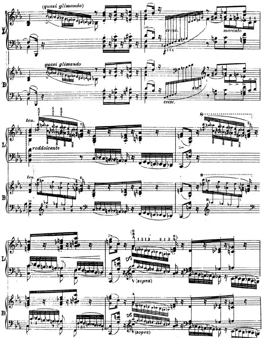 6首帕格尼尼大练习曲（Andantino capriccioso）