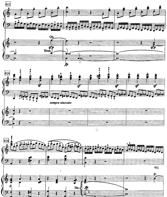 钢琴教程第八级 大型乐曲（C大调第一钢琴协奏曲 Op.15 第一乐章）