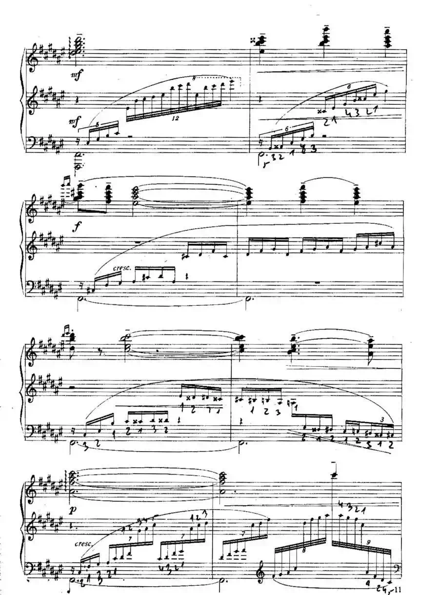 Six Préludes Exotiques Op·17（6首特色前奏曲·1）