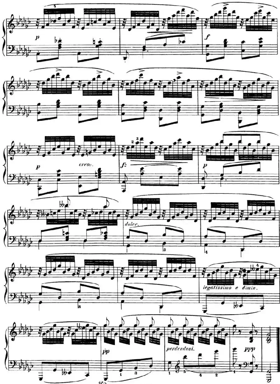 50首车尔尼Op.740钢琴手指灵巧技术练习曲(NO.47)