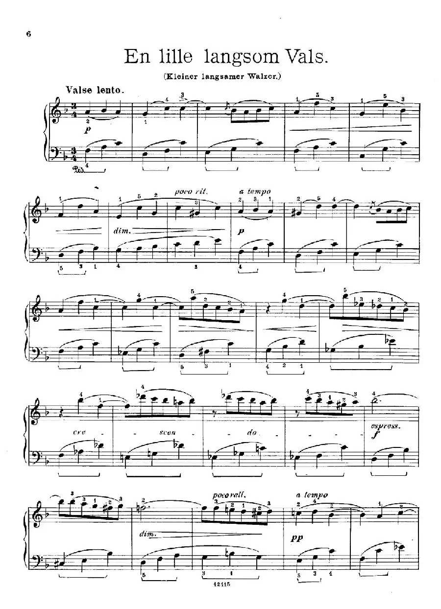 Six Humorous Bagatelles Op.11（6首幽默小品·3）