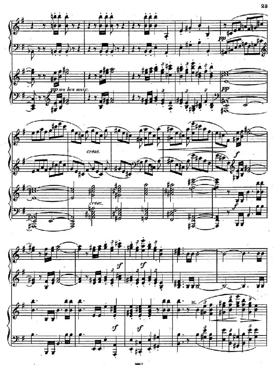 Symphony No.4 in e Minor Op.98（e小调第四交响曲·双钢琴）