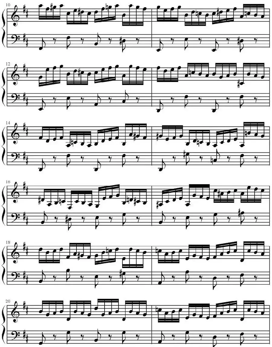 D大调前奏曲与赋格(BWV.850)