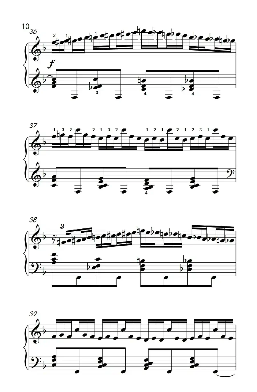 第八级3.练习曲 No.6 （中央音乐学院 钢琴（业余）考级教程 7-9级）