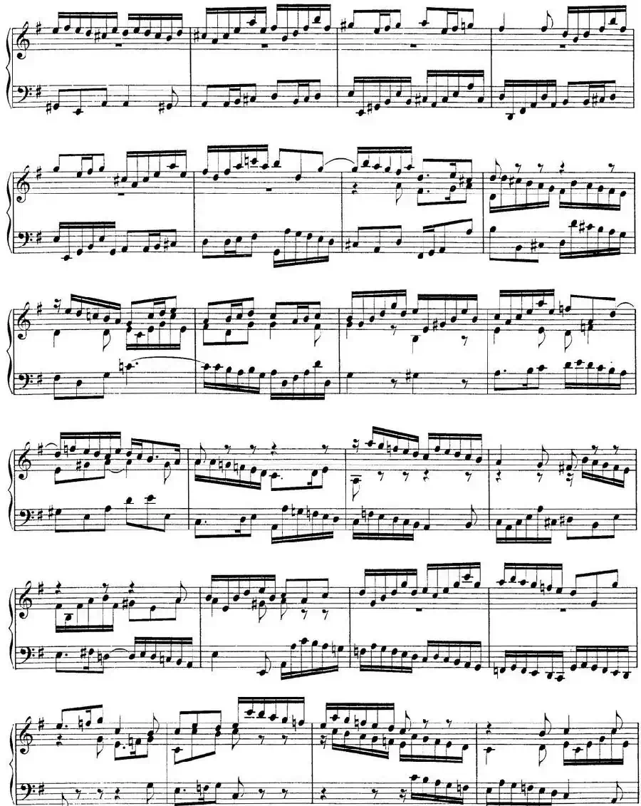 Toccata BWV 916（7首托卡塔·No.7 G大调）