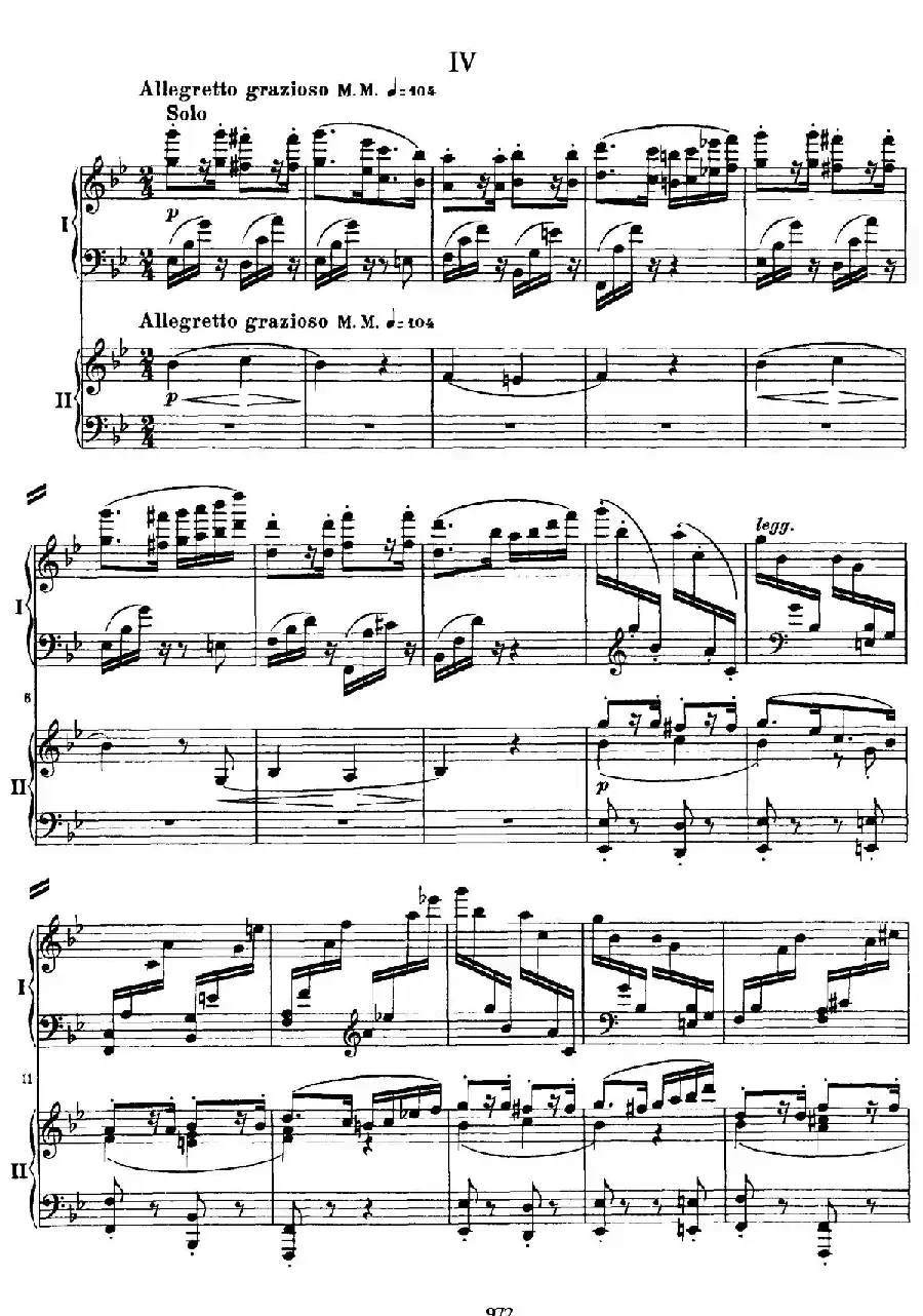 降B大调第二钢琴协奏曲（P71——80）