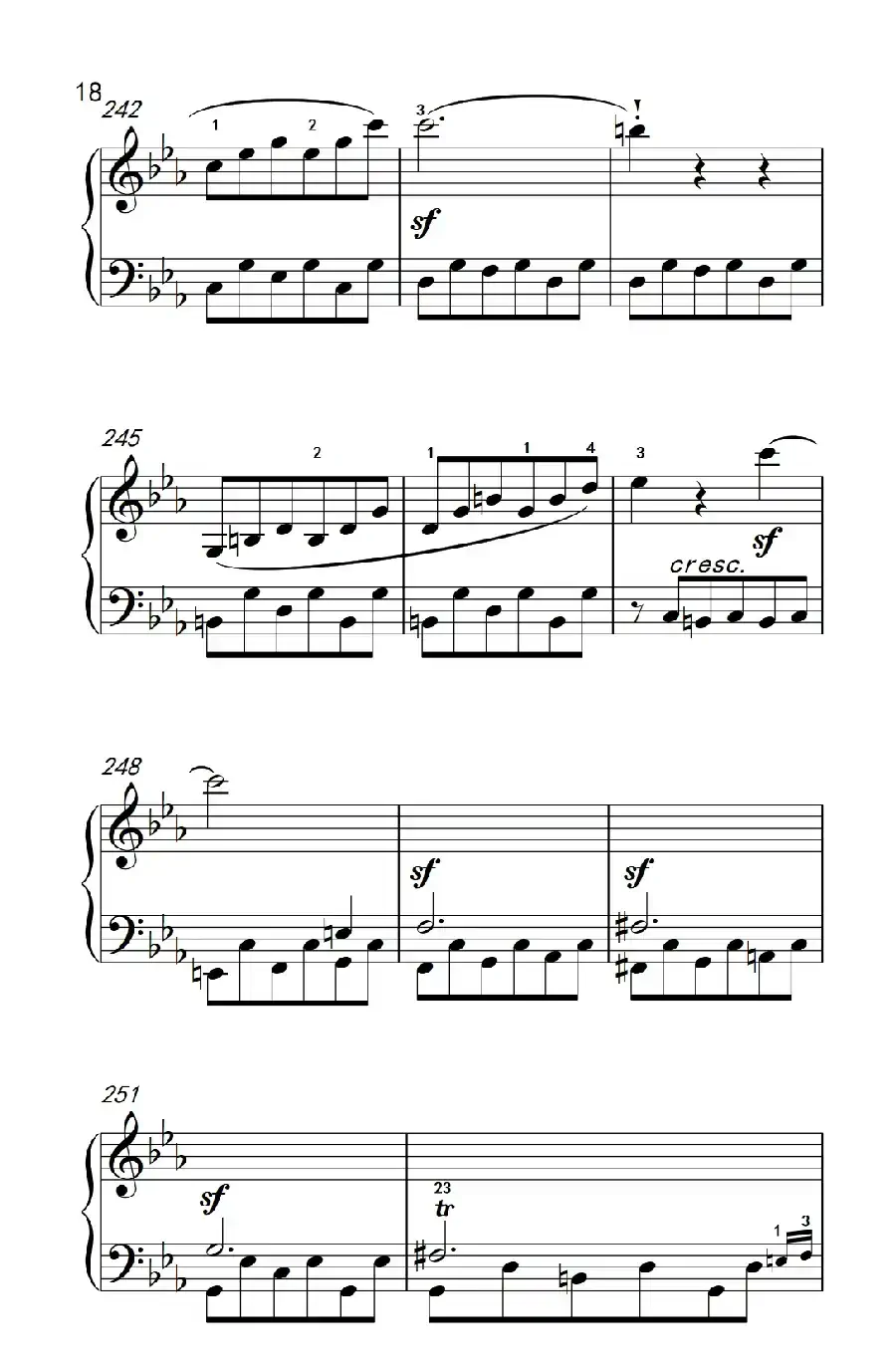奏鸣曲 Opus 10 Nr.1 第一乐章(贝多芬奏鸣曲集 2)