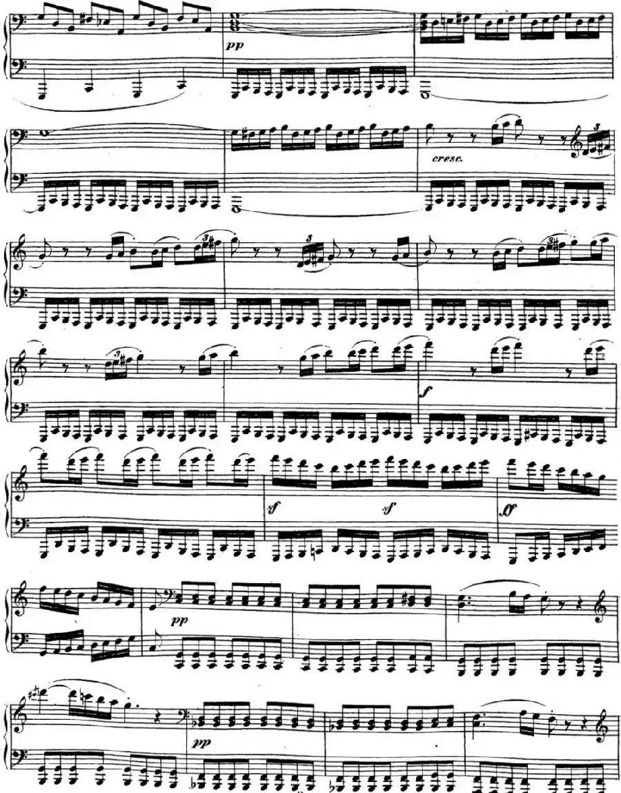 贝多芬钢琴奏鸣曲21 黎明(华尔斯坦) C大调 Op.53 C major