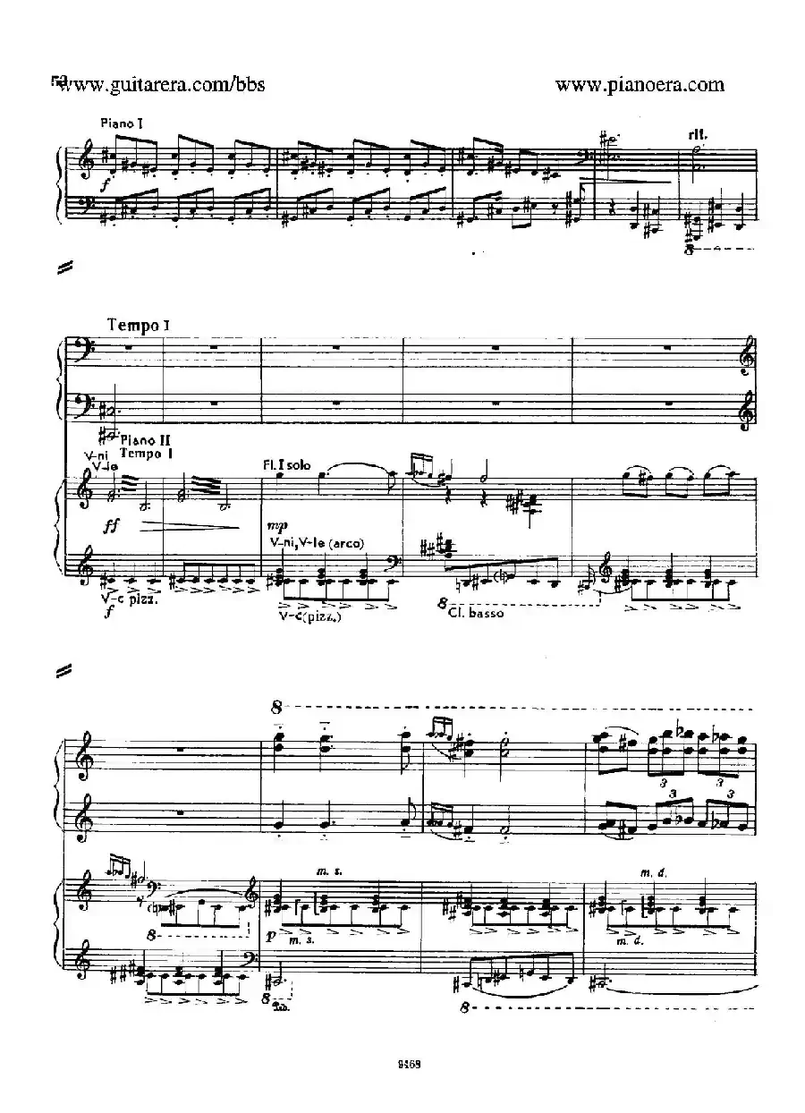 Piano Concerto in D-flat Major Op.37（降D大调钢琴协奏曲·Ⅱ·双钢琴）