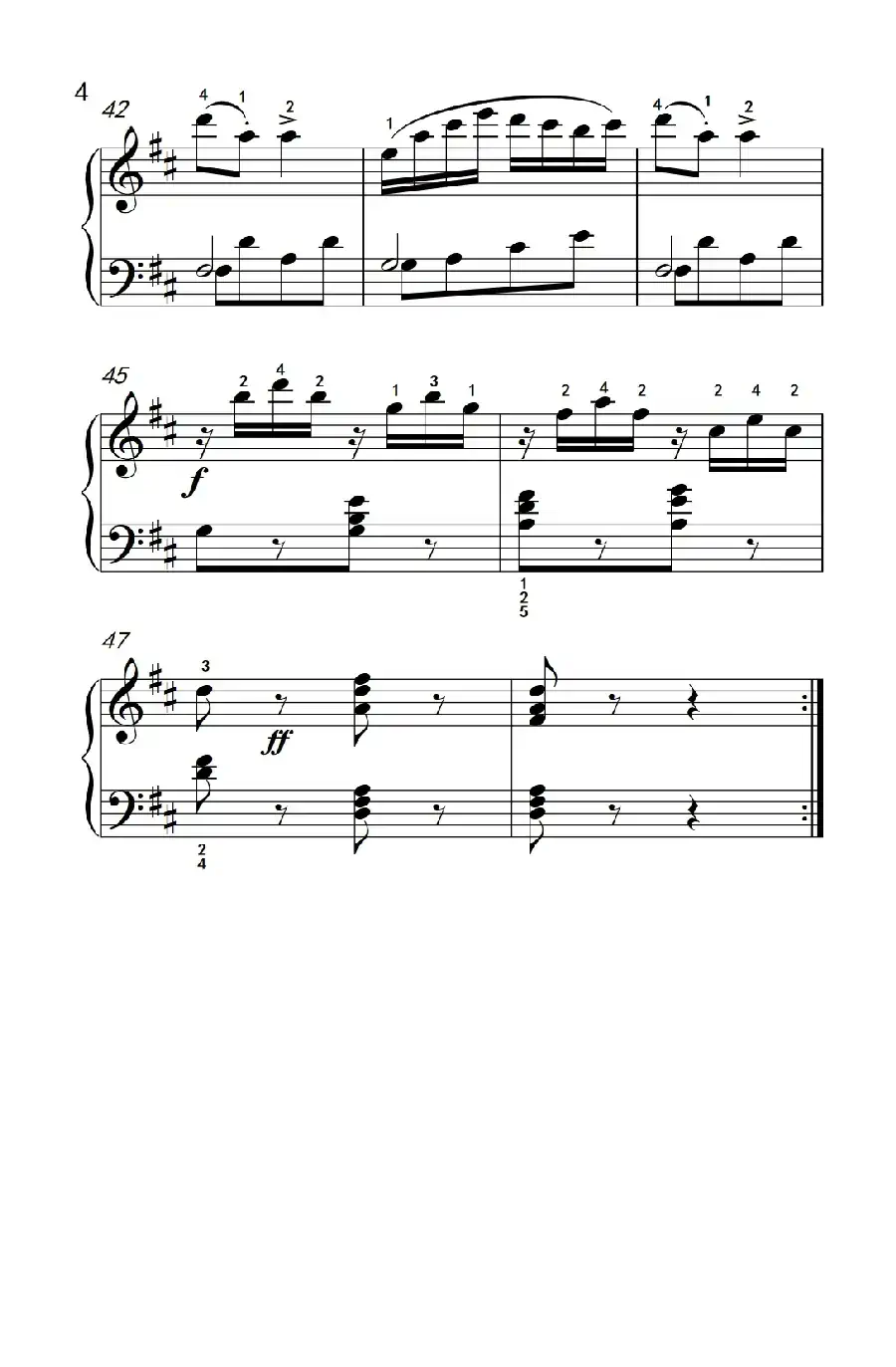 第三级 1.愉快的旅行(中央音乐学院 钢琴(业余)考级教程 1-3级)