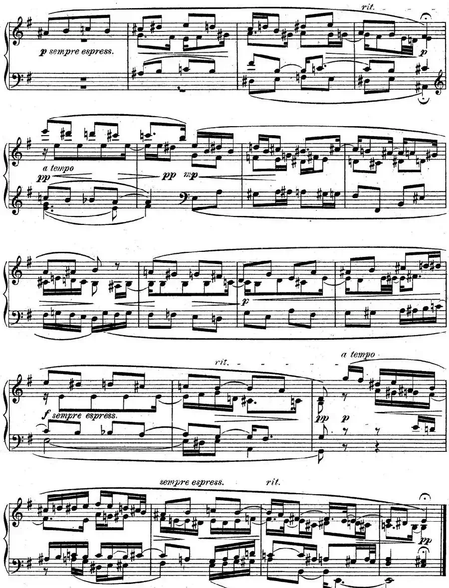 6 Preludes and Fugues Op.99（6首前奏曲与赋格·1）