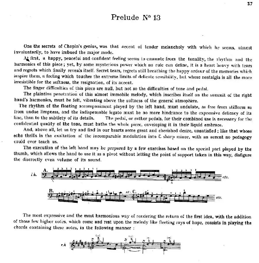 Preludes Op.28（24首前奏曲·13）
