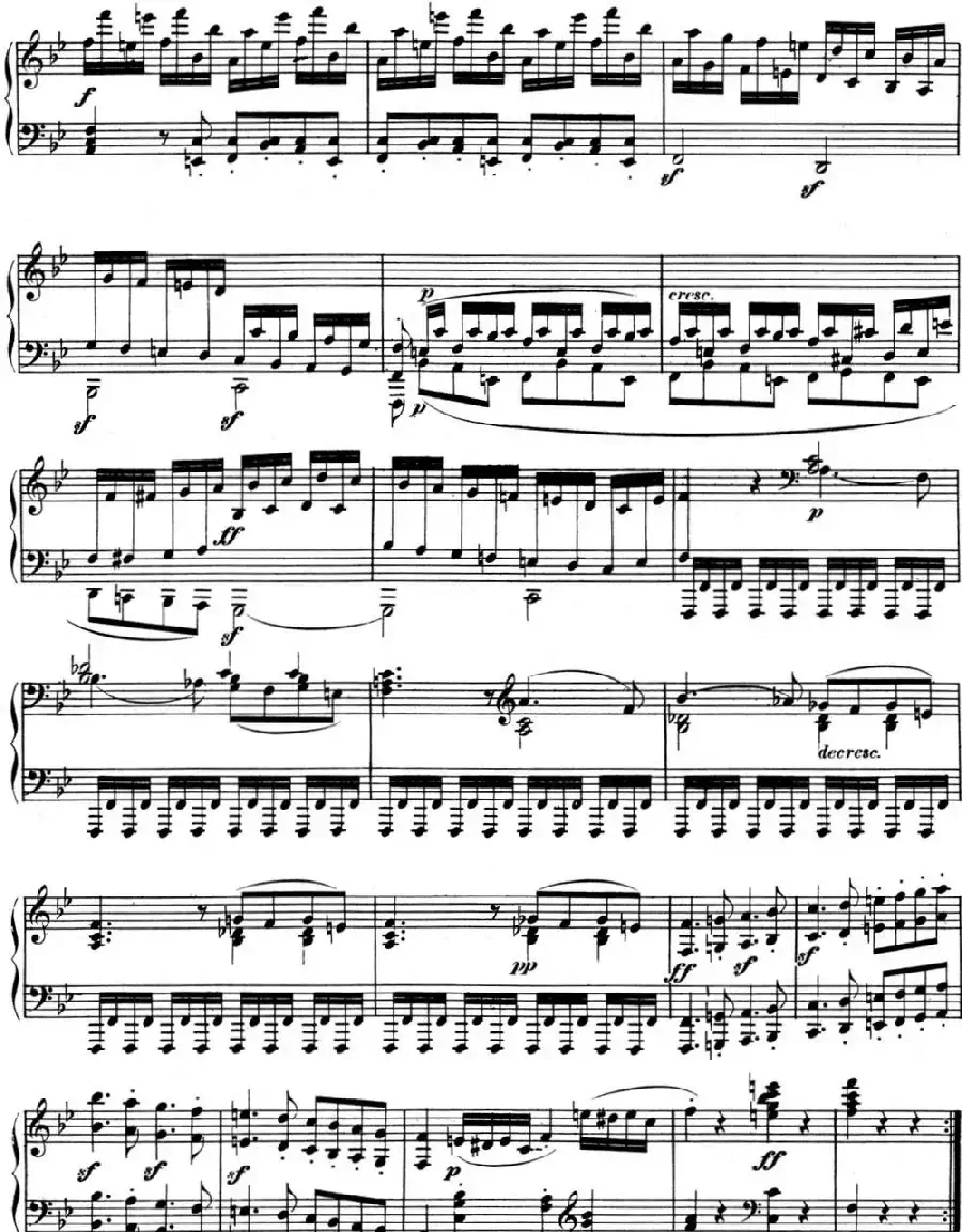 贝多芬钢琴奏鸣曲11 降B大调 Op.22 B-flat major
