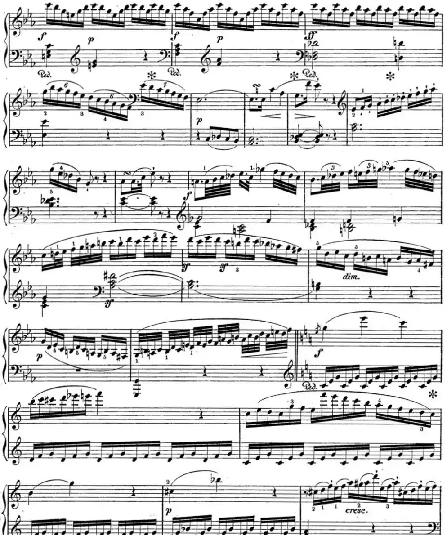 海顿 钢琴奏鸣曲 Hob XVI 48 in C major