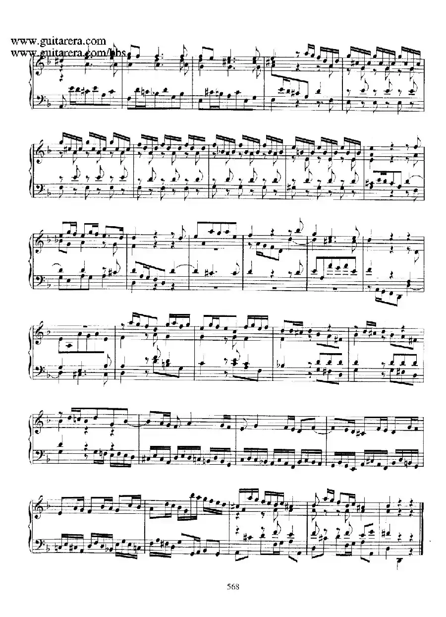 Toccata BWV 913（7首托卡塔·No.4.d小调）