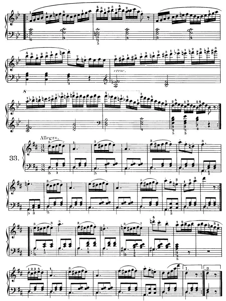 Czerny - 100 Progressive Studies Op.139（22—36）