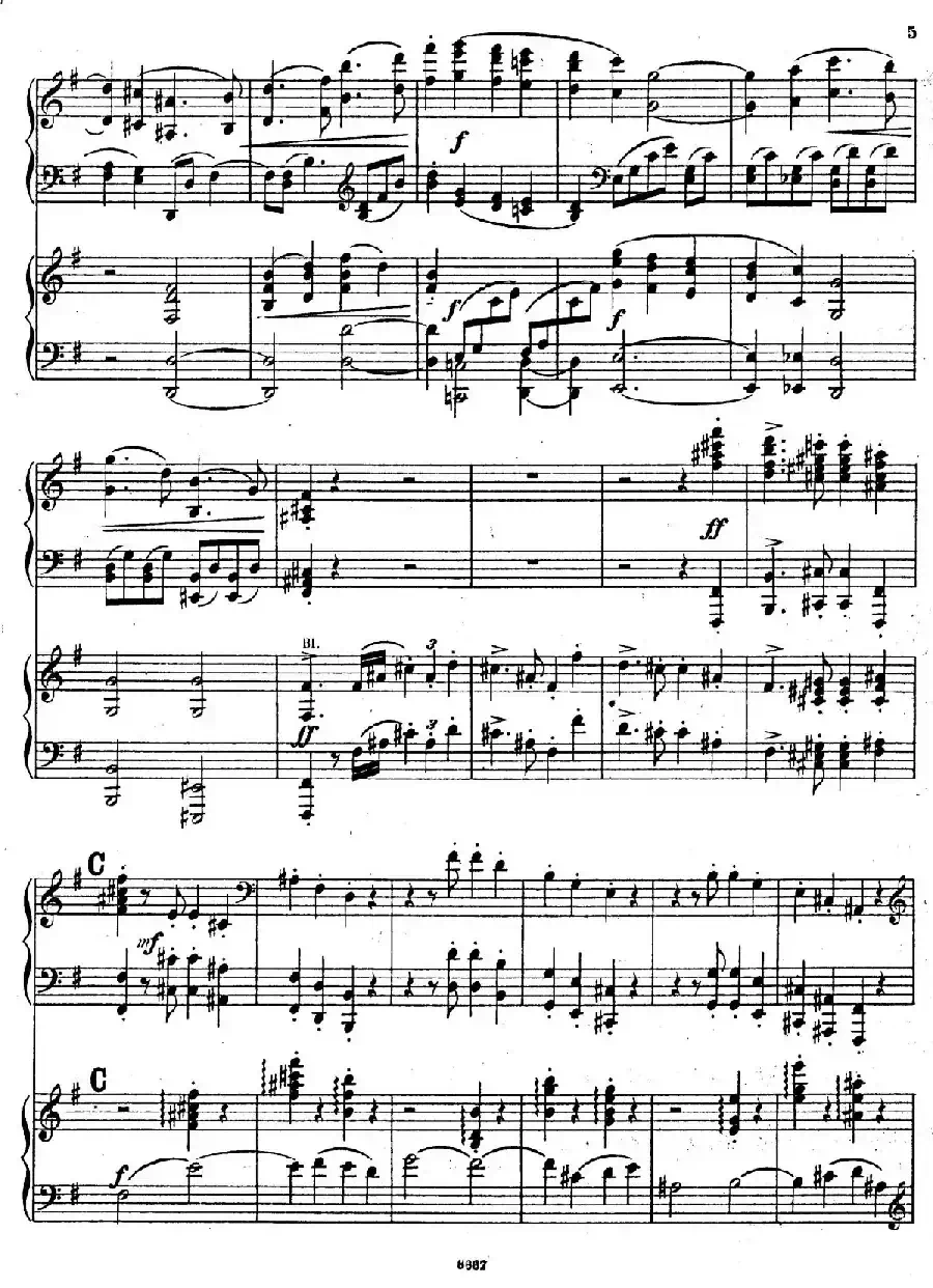 Symphony No.4 in e Minor Op.98（e小调第四交响曲·双钢琴）