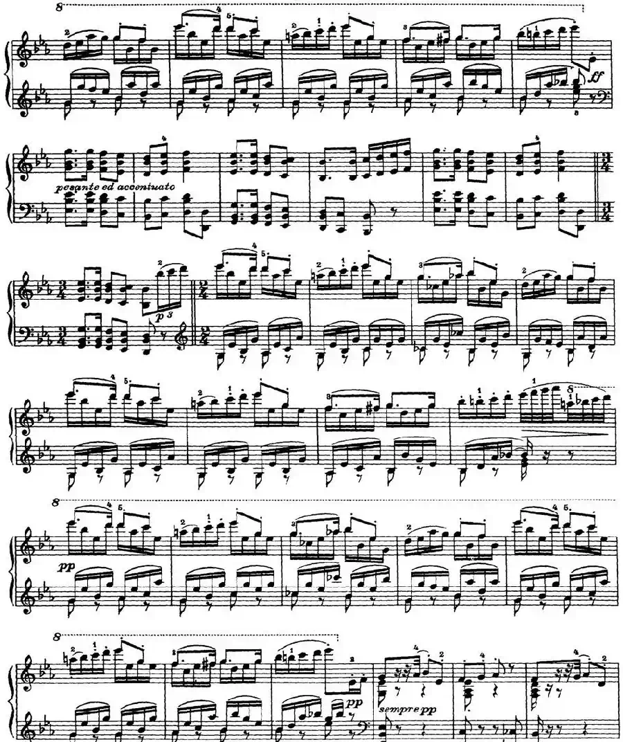 柴可夫斯基18首钢琴小品Op.72（13.Echo rustique）
