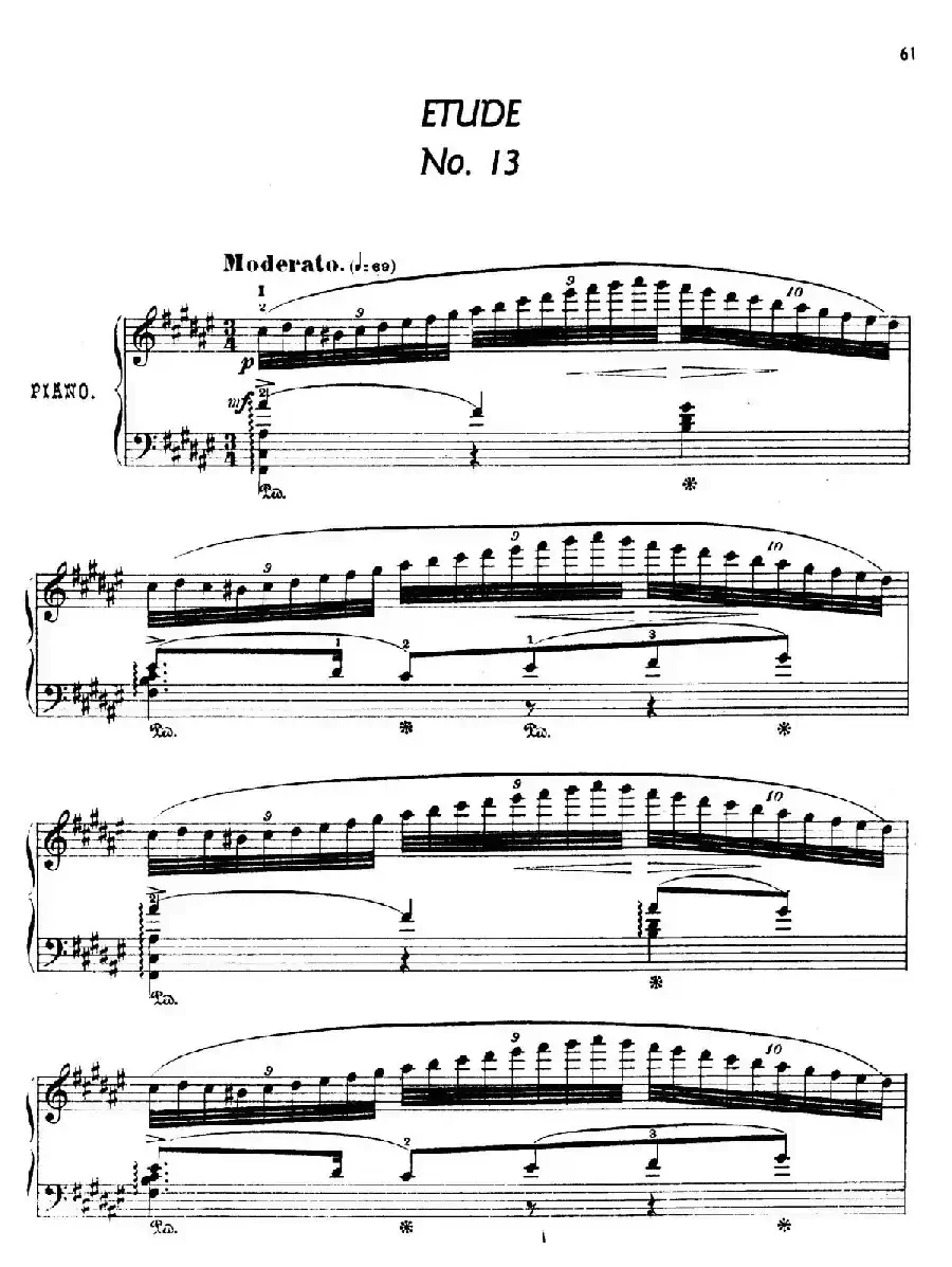 24 Characteristic Pieces Op.36（24首性格小品·13）