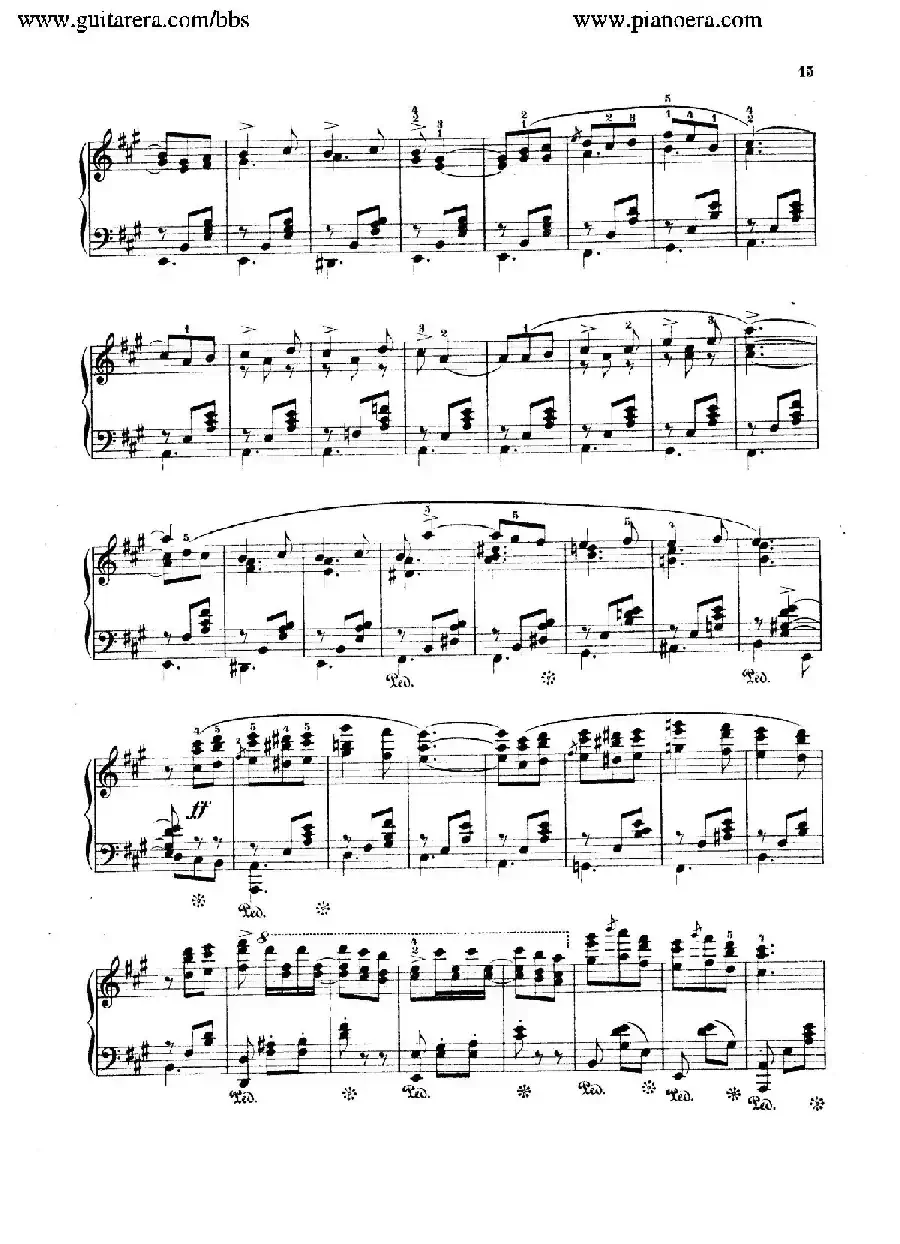 Spanish Dances Op.12（西班牙舞曲·钢琴独奏版）