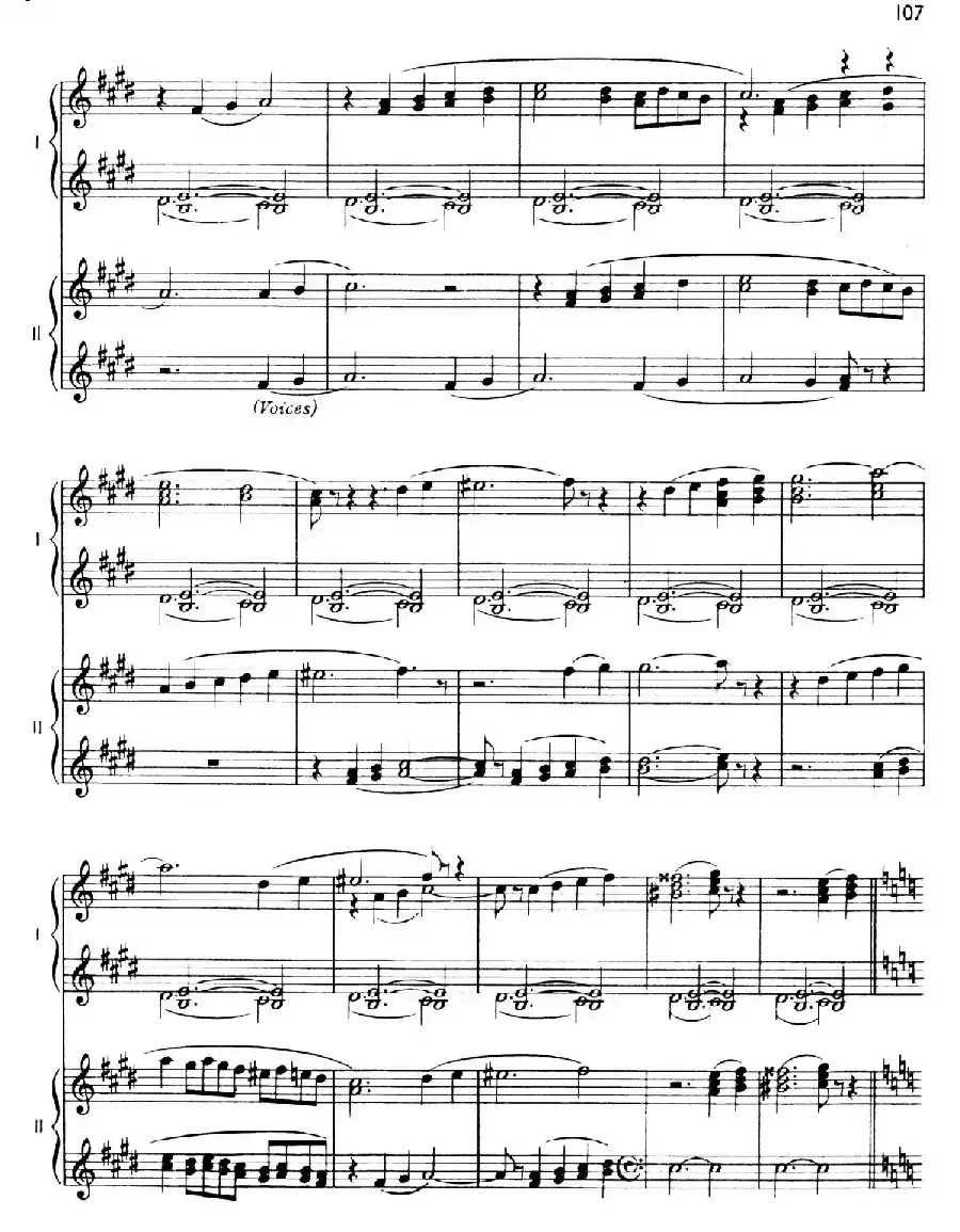 The Planets Op.32（双钢琴）（行星·第七乐章 海王星—神秘主义者）