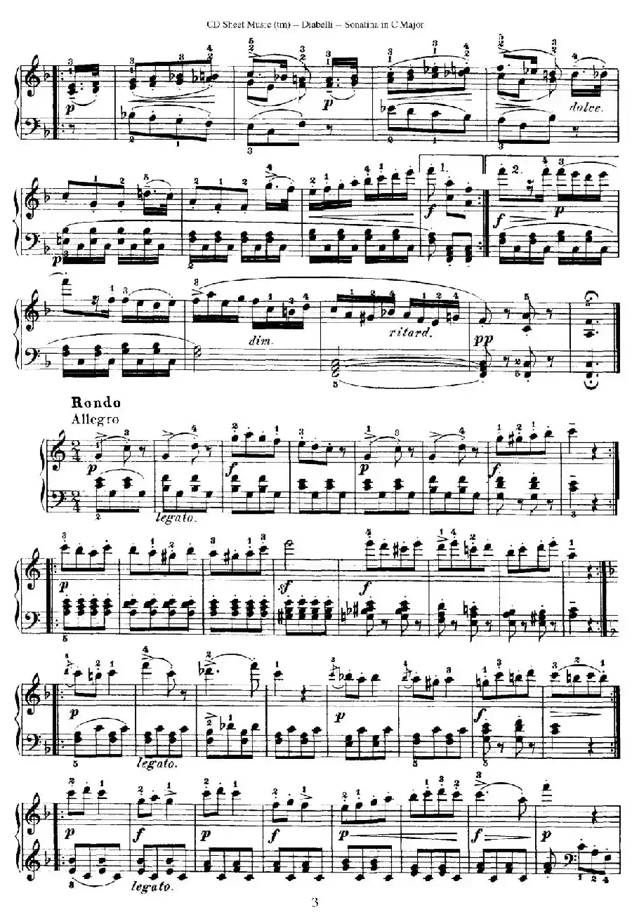 7 Piano Sonatinas Op.168（7首钢琴小奏鸣曲 No.3）