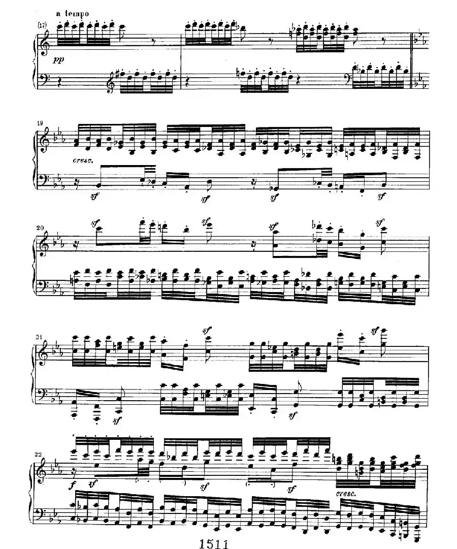 Choral Fantasia in c Minor Op.80（c小调合唱幻想曲·钢琴独奏版）
